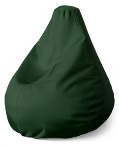 Sablio Sedací vak Pear Lesná zelená - 70 x 95 x 15 cm
