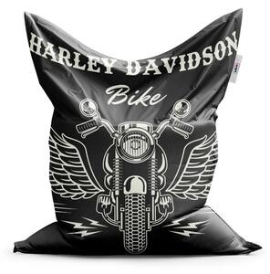 Sablio Sedací vak Harley-Davidson S krídlami - 150x100 cm