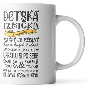 Sablio Hrnček Detská izbička - 330 ml - standard