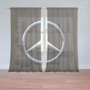 Sablio Záclony Logo 5 Drevo: 2ks 150x250cm
