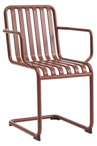 Záhradná stolička Palissade Cantilever Armchair, Iron red – HAY