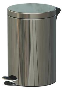 Nášľapný odpadkový kôš, 12 l, nerez