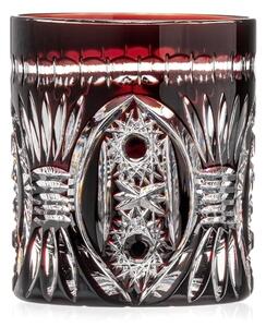 Bohemia Crystal Brúsené poháre na whisky, rum a destiláty 320ml - Fialová (set po 2ks)