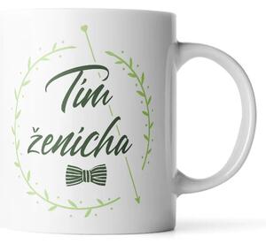 Sablio Hrnček Tím ženícha motýlik - 330 ml - standard