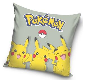Detský vankúšik Pokémon Pika Pika Pikachu 40x40 cm