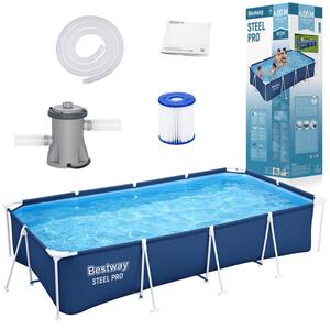Bestway Steel Pro 56424, 5700 L, Rámový bazén, Modrá, 34,7 kg