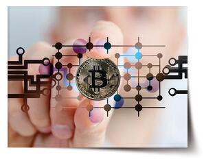 Sablio Plagát Bitcoin - 60x40 cm