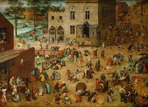 Obrazová reprodukcia Children's Games, 1560, Pieter the Elder Bruegel