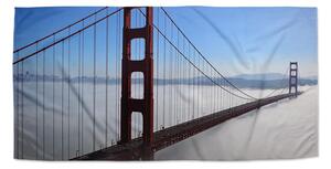Sablio Uterák Golden Gate v hmle - 30x50 cm
