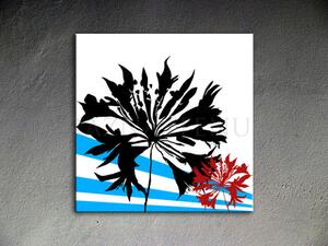 Ručne maľovaný POP Art obraz Flower (POP ART obrazy)