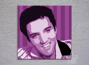 Ručne maľovaný POP Art obraz Elvis Presley (POP ART obrazy)