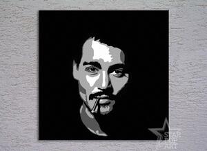 Ručne maľovaný POP Art obraz Johnny Depp (POP ART obrazy)
