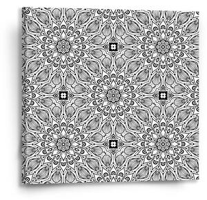 Sablio Obraz Biele mehendi - 50x50 cm