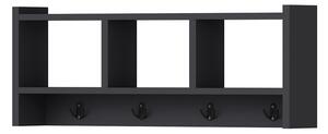 Nástenný vešiak Midnight Anthracite