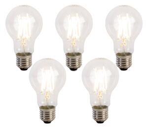 Sada 5 stmievateľných LED žiaroviek E27 s 3 stupňami A60 5W 700 lm 2700K