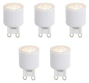 Sada 5 LED žiaroviek G9 24 mm 3 W 300 lm 2700 K