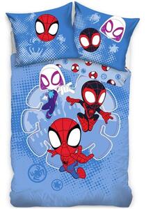 Bavlnené posteľné obliečky Spidey - motív Malí hrdinovia - 100% bavlna Renforcé - 90 x 70 cm +140 x 200 cm