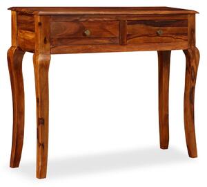 Príručný stolík, masívne sheeshamové drevo, 90x32x76 cm