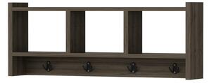 Nástenný vešiak Midnight Walnut