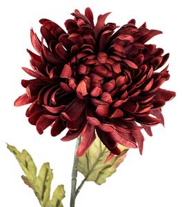 Umelá chryzantéma, v. 74 cm, vínová