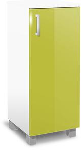Kúpeľňová skrinka K6 farba korpusu: Bielý, farba dvierok: Lemon lesk