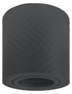 Prezent 71111 - Bodové svietidlo LOTAR 1xGU10/50W/230V pr. 8 cm čierna
