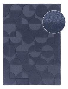 Modrý koberec z vlny Flair Rugs Gigi, 120 × 170 cm
