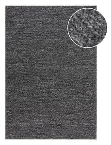 Tmavosivý ručne tkaný koberec s prímesou vlny 120x170 cm Minerals – Flair Rugs