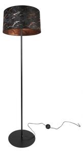 Elegantná stojaca lampa s abstraktným tienidlom WERONA