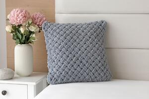 Obliečka na vankúš Knittingly středně šedý Mikropolyester 40/40