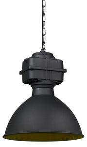 Inteligentná priemyselná závesná lampa čierna 38,5 cm vrátane A60 WiFi - Sicko