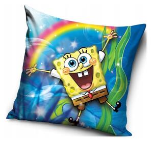 Vankúš SpongeBob a dúha - 40 x 40 cm