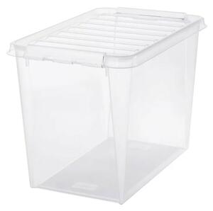 SmartStore Úložný box s bielymi klipmi Classic, 61 l, 61 l