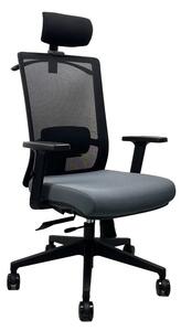 Kancelárska ergonomická stolička DVIS — látka, sieť, viac farieb Antracit