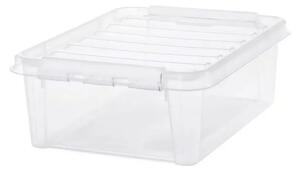 SmartStore Úložný box s bielymi klipmi Classic, 21 l, 21 l