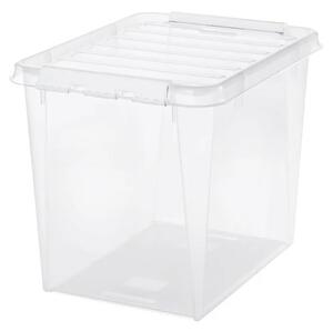 SmartStore Úložný box s bielymi klipmi Classic, 52 l, 52 l