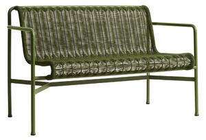 HAY Záhradná lavica Palissade Cord Dining, Olive