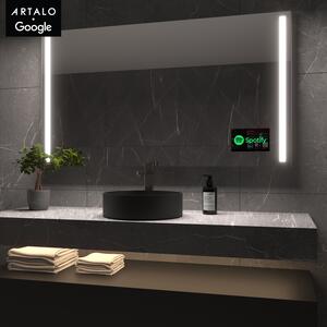 SMART Zrkadlo do kúpeľne s LED osvetlením M4 premium + SmartScreen with Google Chromecast