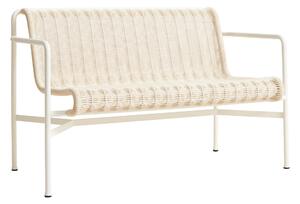 HAY Záhradná lavica Palissade Cord Dining, Cream White