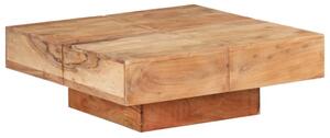 Konferenčný stolík 80x80x28 cm masívne akáciové drevo