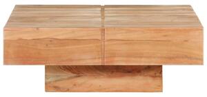 Konferenčný stolík 80x80x28 cm masívne akáciové drevo