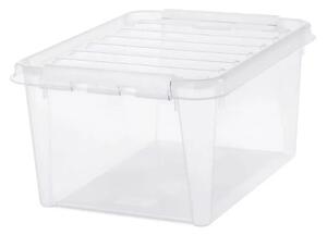 SmartStore Úložný box s bielymi klipmi Classic, 32 l, 32 l