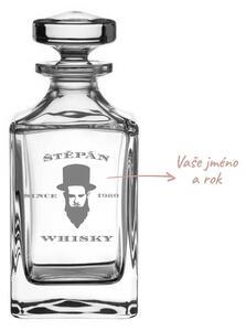 Dekorant Krištáľová karafa na whisky WHISKY