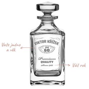 Dekorant Krištáľová karafa na whisky PREMIUM QUALITY