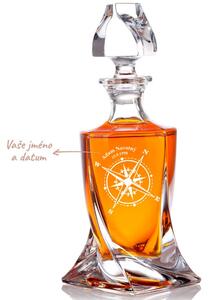Dekorant Crystalite Bohemia karafa na whisky KOMPAS