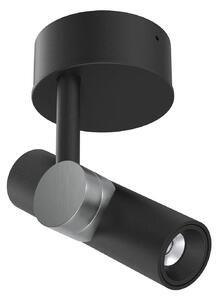 Stropný bod LED Goose, čierny, hliník, 2 700 K