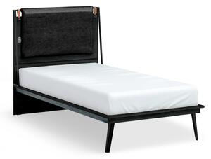Cilek Študentská posteľ 100x200 cm bez čela Dark Metal