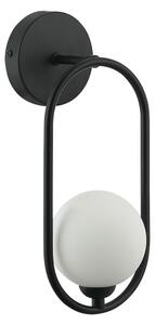 ITALUX WL-3965-1-BL Lupus nástenné svietidlo 1xG9 čierna, biela