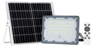 ITALUX SLR-21387-100W Tiara solárne svietidlo/reflektor LED 100W/913lm 4000K IP65 šedá