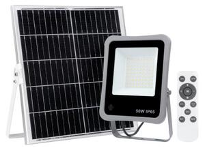ITALUX SLR-73142-50W Bares solárne svietidlo/reflektor LED 50W/463lm 4000K IP65 šedá